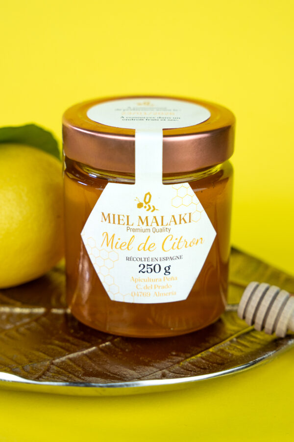 Miel Malaki, pot de Miel de Citron 250g