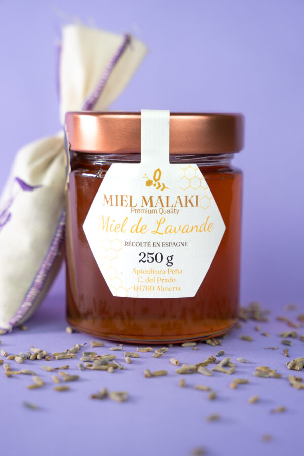 Miel Malaki, pot de Miel de Lavande 250g